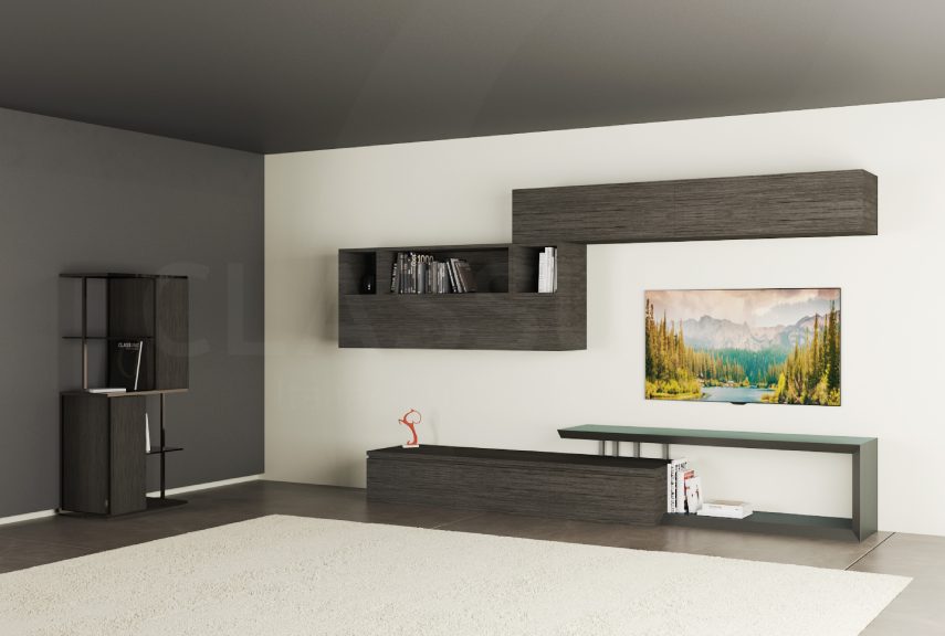 Classuno Libreria Soggiorno Bookshelf Living Room Elara ELA01 1 Website