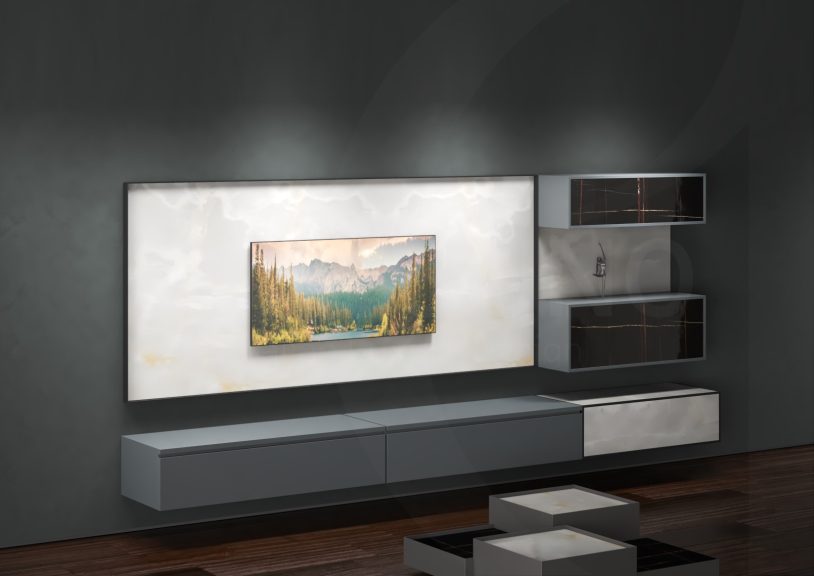 Classuno Libreria Soggiorno Bookshelf Living Room Ganimede GAN01 1 Website