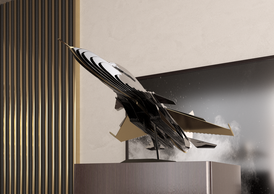 Classuno Oggettistica Decoration Plane Aereo CombatFF 3